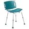 Flash Furniture 15" L, Plastic, Teal Bath & Shower Chair DC-HY3501L-TL-GG - alternate 4